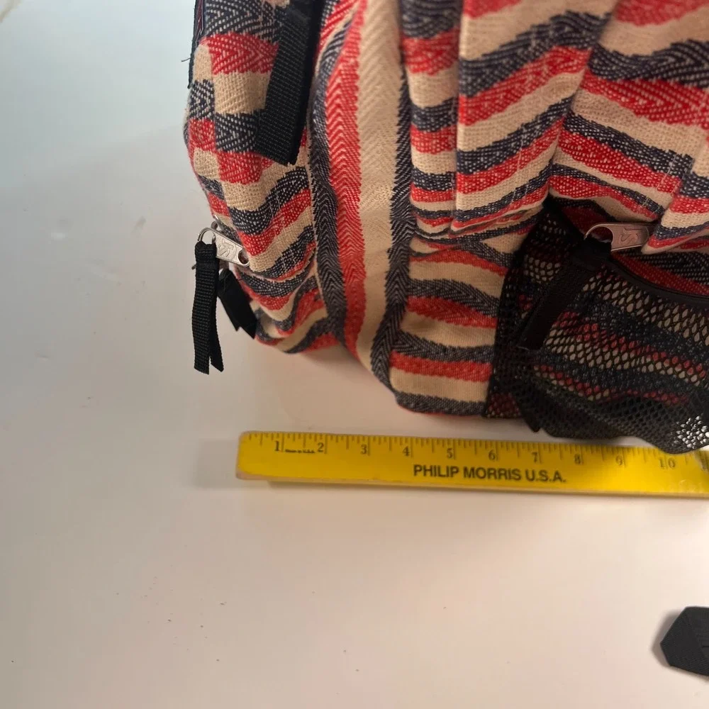 Jansport Backpack Big Student Multicolor Cotton Clean No Holes Large 17